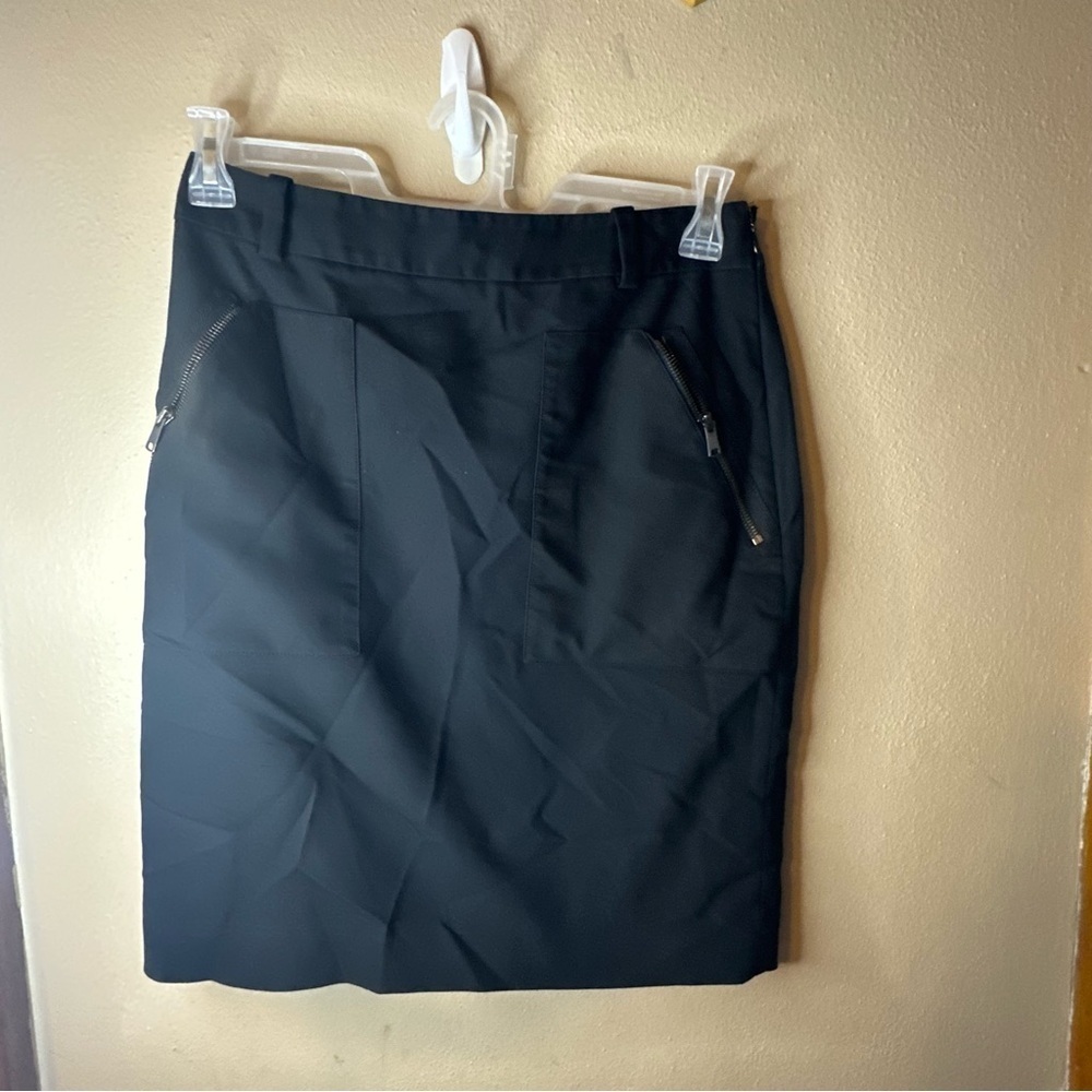 Womens Ann Taylor size 6 black Pencil skirt with pockets